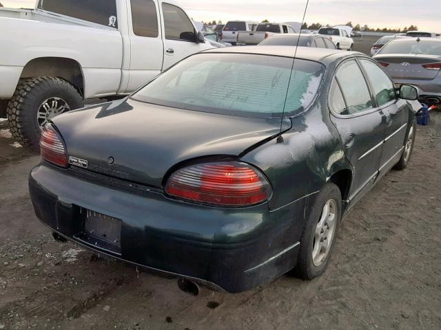 1G2WP52K4WF324208 - 1998 PONTIAC GRAND PRIX GREEN photo 4