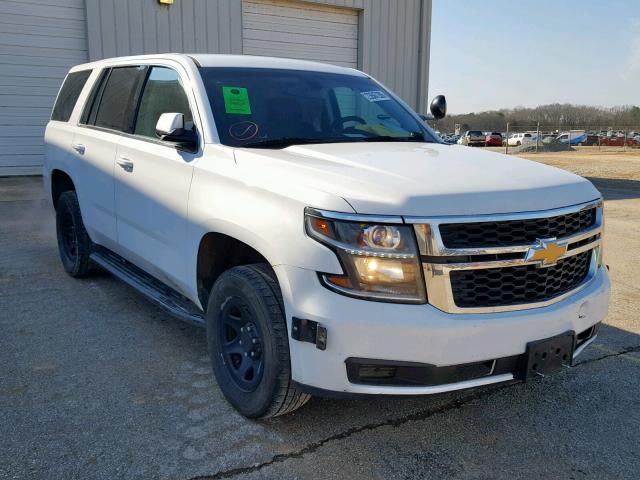 1GNLC2EC3FR570685 - 2015 CHEVROLET TAHOE POLI WHITE photo 1