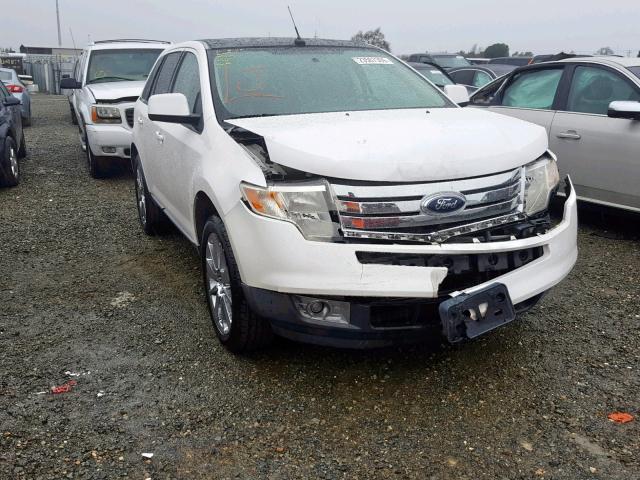 2FMDK38C89BA83356 - 2009 FORD EDGE SEL WHITE photo 1