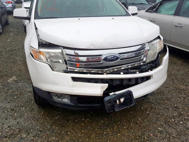 2FMDK38C89BA83356 - 2009 FORD EDGE SEL WHITE photo 9