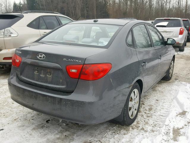 KMHDU46DX8U284230 - 2008 HYUNDAI ELANTRA GL 银色 照片 4