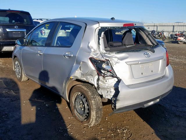 VNKKTUD32HA081351 - 2017 TOYOTA YARIS L SILVER photo 3