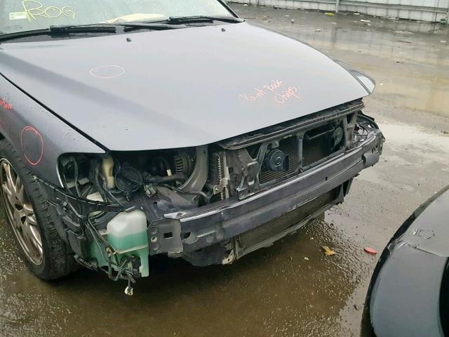 YV1RS592662539569 - 2006 VOLVO S60 2.5T GRAY photo 9