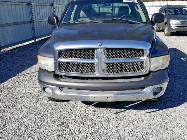 1D7HA18N42S529972 - 2002 DODGE RAM 1500 GRAY photo 9