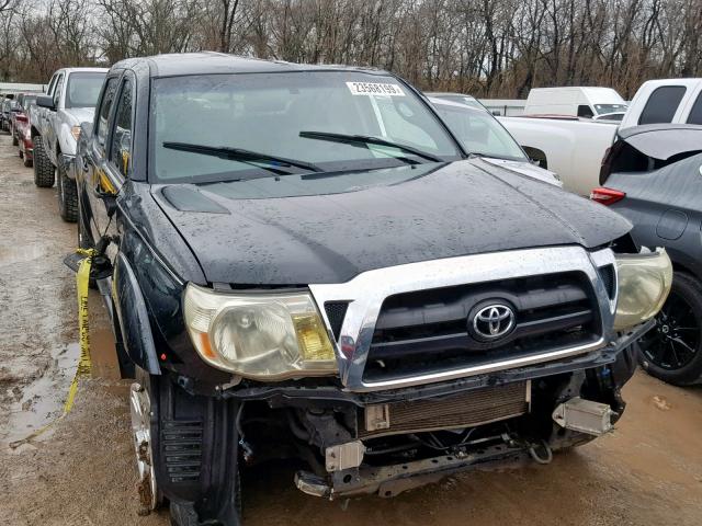 5TEJU62N25Z026742 - 2005 TOYOTA TACOMA DOU BLACK photo 9