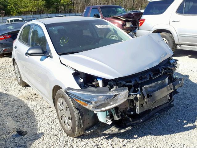 3KPA25AB4JE088958 - 2018 KIA RIO LX SILVER photo 1