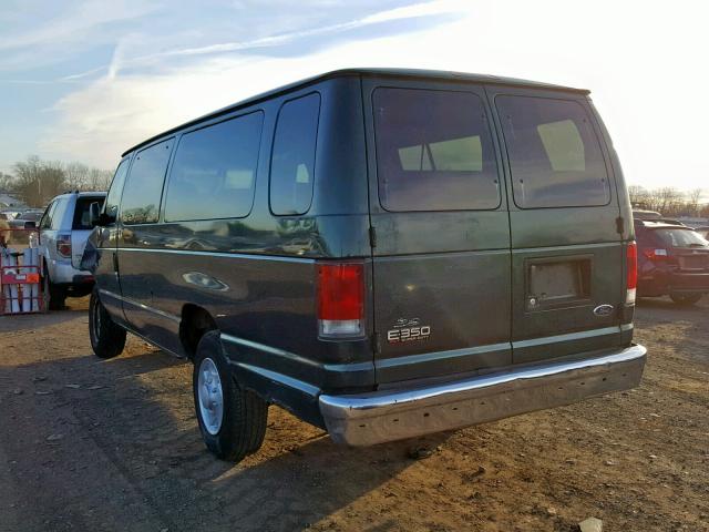 1FBSS31S0YHB91232 - 2000 FORD ECONOLINE GREEN photo 3