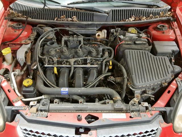 1B3ES56C03D188225 - 2003 DODGE NEON SXT RED photo 7