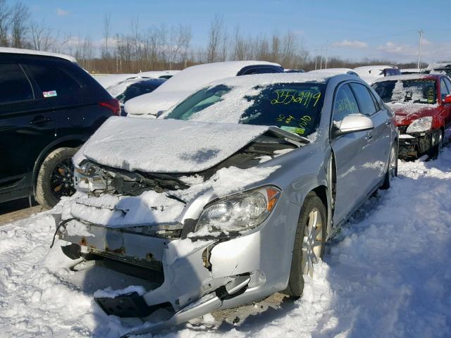 1G1ZE5EU1BF378631 - 2011 CHEVROLET MALIBU LTZ SILVER photo 2