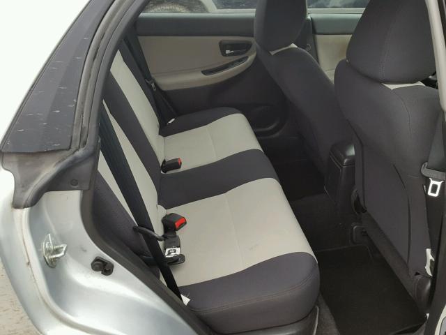 JF4GG61686H051362 - 2006 SAAB 9-2 2.5I ვერცხლისფერი ფოტო 6