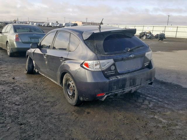 JF1GR7E61BG826835 - 2011 SUBARU IMPREZA WR GRAY photo 3