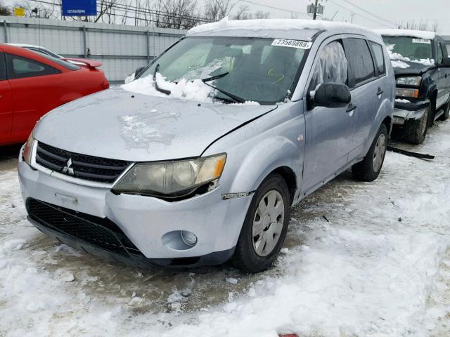 JA4MS31X27U012804 - 2007 MITSUBISHI OUTLANDER GRAY photo 2