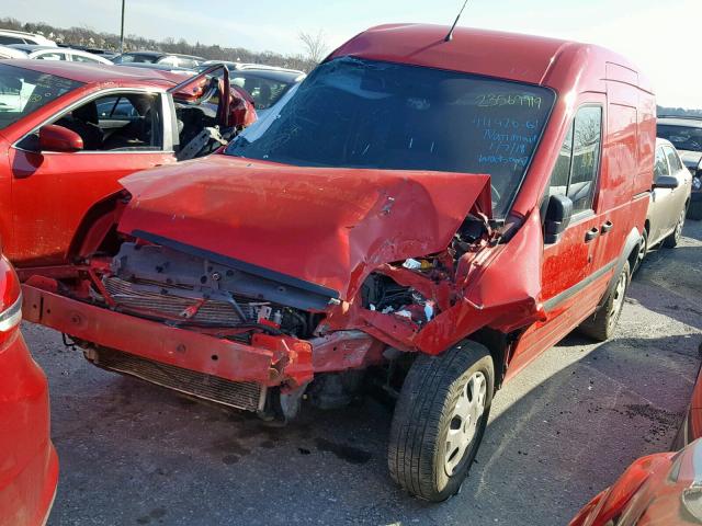 NM0LS7BNXCT125631 - 2012 FORD TRANSIT CO RED photo 2