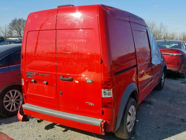 NM0LS7BNXCT125631 - 2012 FORD TRANSIT CO RED photo 4