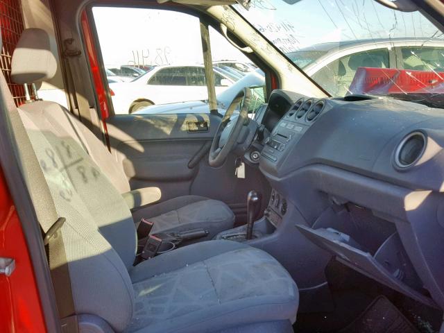 NM0LS7BNXCT125631 - 2012 FORD TRANSIT CO RED photo 5