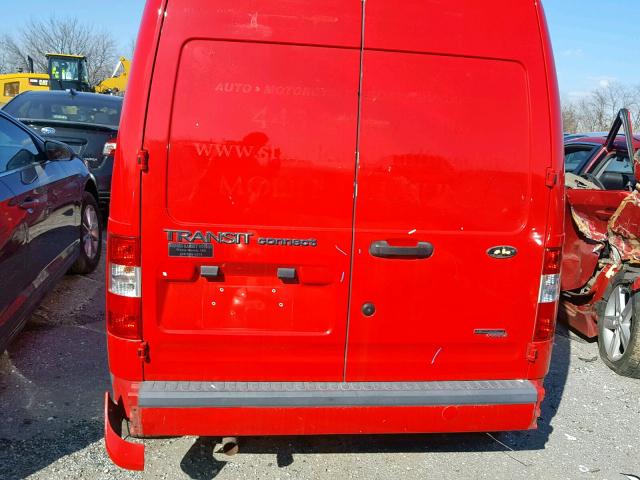 NM0LS7BNXCT125631 - 2012 FORD TRANSIT CO RED photo 9