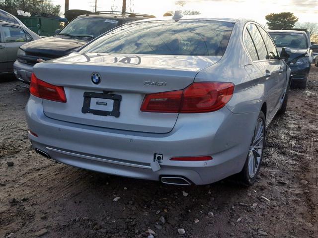 WBAJE5C57JWA95553 - 2018 BMW 540 I SILVER photo 4