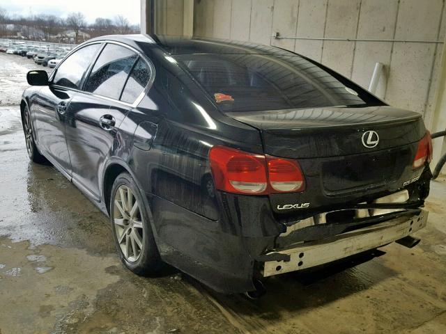 JTHBH96S665011755 - 2006 LEXUS GS GENERAT BLACK photo 3