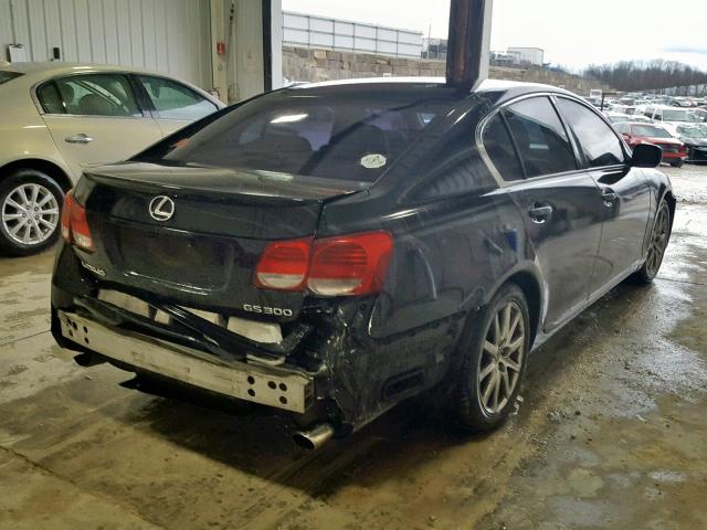 JTHBH96S665011755 - 2006 LEXUS GS GENERAT BLACK photo 4