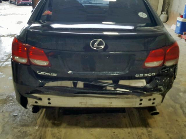 JTHBH96S665011755 - 2006 LEXUS GS GENERAT BLACK photo 9