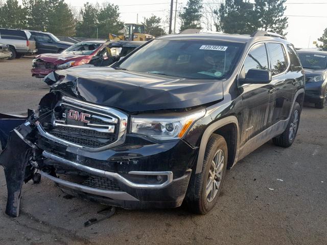 1GKKNSLS3JZ173533 - 2018 GMC ACADIA SLE BLACK photo 2