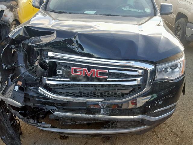 1GKKNSLS3JZ173533 - 2018 GMC ACADIA SLE BLACK photo 7