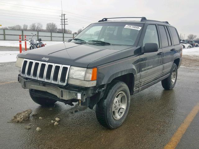 1J4FX58S8VC735656 - 1997 JEEP GRAND CHER BLACK photo 2