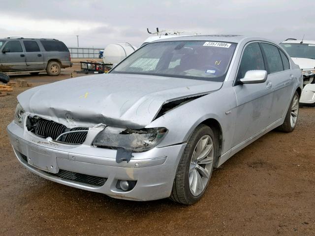 WBAHN83507DT67863 - 2007 BMW 750 SILVER photo 2