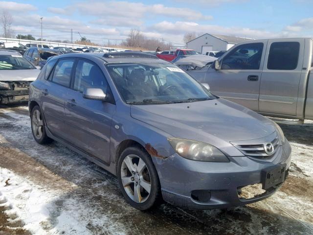 JM1BK143041140000 - 2004 MAZDA 3 HATCHBAC GRAY photo 1