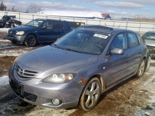 JM1BK143041140000 - 2004 MAZDA 3 HATCHBAC GRAY photo 2