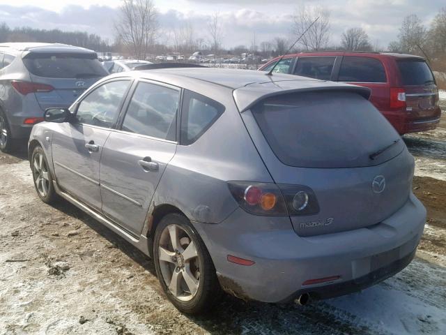 JM1BK143041140000 - 2004 MAZDA 3 HATCHBAC GRAY photo 3