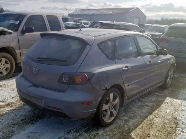 JM1BK143041140000 - 2004 MAZDA 3 HATCHBAC GRAY photo 4