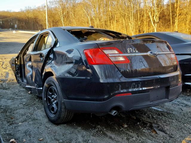 1FAHP2MK4GG116105 - 2016 FORD TAURUS POL BLACK photo 3