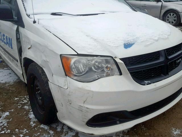 2C4RDGAGXCR231692 - 2012 DODGE RAM VAN WHITE photo 9