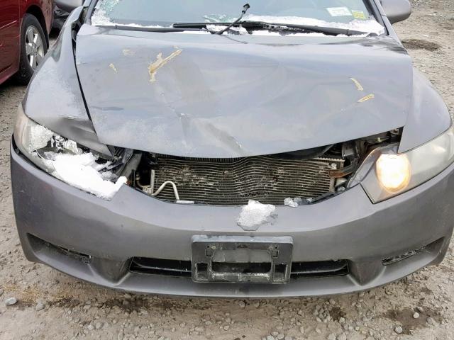 2HGFA16679H523826 - 2009 HONDA CIVIC CHARCOAL photo 9