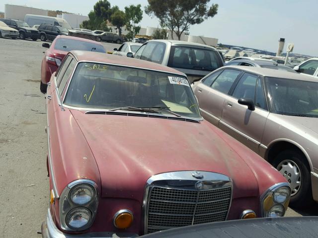 10801612046124 - 1970 MERCEDES-BENZ 280S RED photo 9