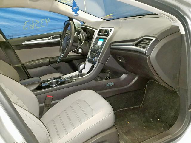 3FA6P0G72DR244060 - 2013 FORD FUSION S SILVER photo 5