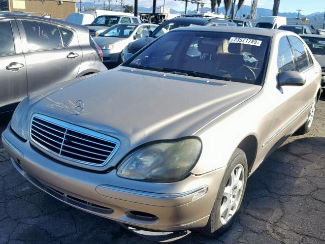 WDBNG70J31A134210 - 2001 MERCEDES-BENZ S 430 GOLD photo 3