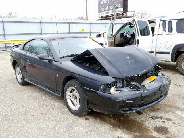 1FALP4049TF202975 - 1996 FORD MUSTANG BLACK photo 1