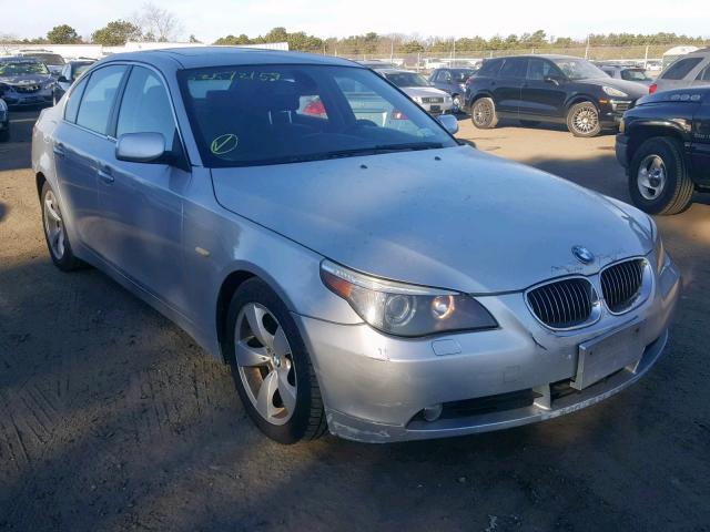 WBANE53536CK87267 - 2006 BMW 525 I SILVER photo 1