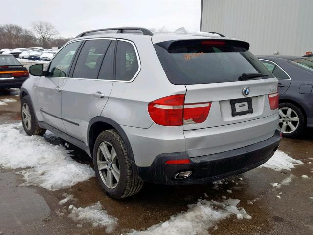 5UXFE83599L171390 - 2009 BMW X5 XDRIVE4 SILVER photo 3