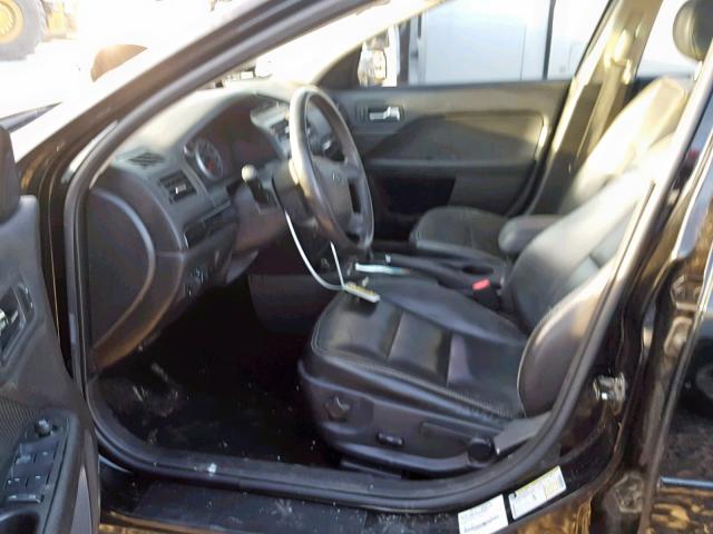 3FAHP08188R270459 - 2008 FORD FUSION SEL BLACK photo 5