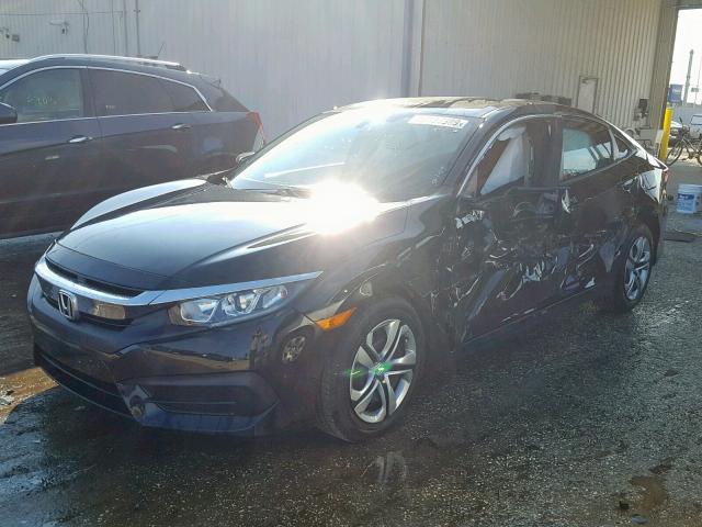 19XFC2F50HE040632 - 2017 HONDA CIVIC LX BLACK photo 2