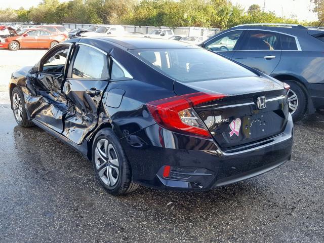 19XFC2F50HE040632 - 2017 HONDA CIVIC LX BLACK photo 3