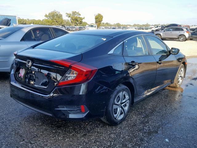 19XFC2F50HE040632 - 2017 HONDA CIVIC LX BLACK photo 4