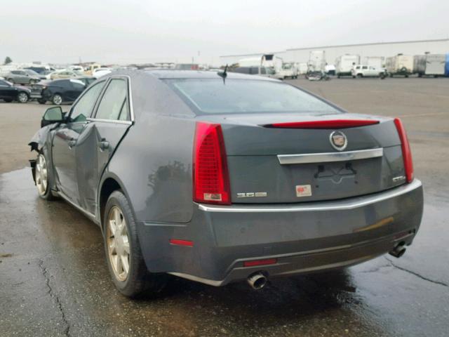 1G6DT57V980170038 - 2008 CADILLAC CTS HI FEA GRAY photo 3