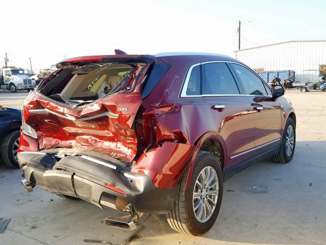 1GYKNBRS2HZ313269 - 2017 CADILLAC XT5 LUXURY RED photo 4