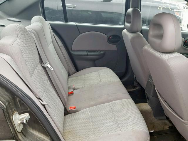 1G8AJ55F96Z127680 - 2006 SATURN ION LEVEL BLACK photo 6