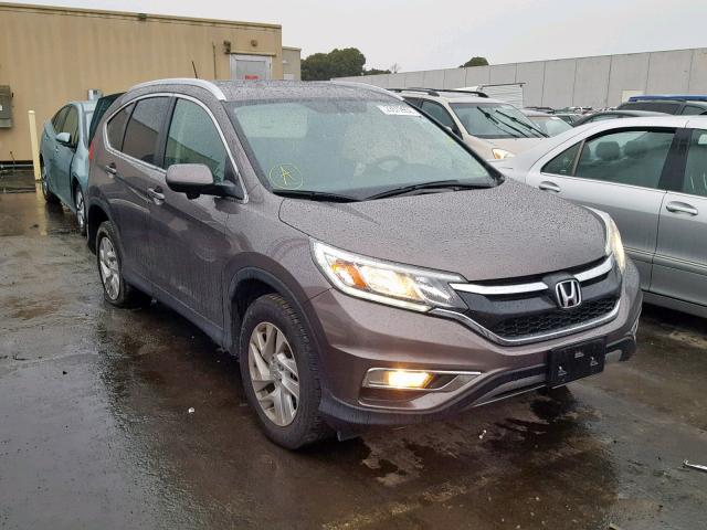 2HKRM3H71GH528223 - 2016 HONDA CR-V EXL GRAY photo 1