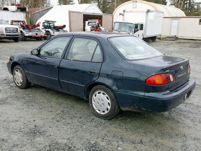 2T1BR12E4XC745041 - 1999 TOYOTA COROLLA VE GREEN photo 3